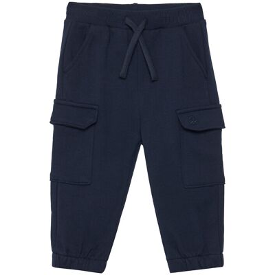 United Colors Of Benetton Spodnie dresowe 3UNIGF045 Granatowy Regular Fit 110 Granatowy Chłopiec United Colors Of Benetton Spodnie dresowe 3UNIGF045 Granatowy Regular Fit 110 Granatowy Chłopiec