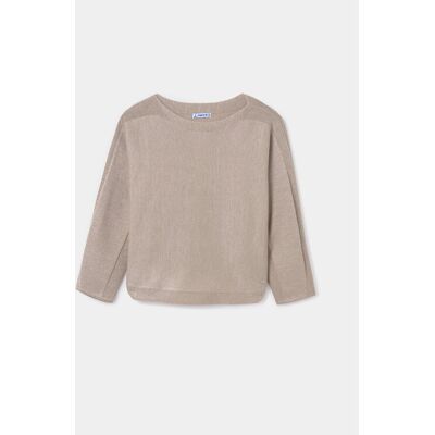 Mayoral Sweter 6337 Beżowy Relaxed Fit 14 Beżowy Dziewczynka Mayoral Sweter 6337 Beżowy Relaxed Fit 14 Beżowy Dziewczynka