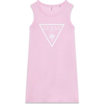 Guess Sukienka codzienna J6GK25 JA914 Różowy Regular Fit 16Y Różowy Dziewczynka Guess Sukienka codzienna J6GK25 JA914 Różowy Regular Fit 16Y Różowy Dziewczynka