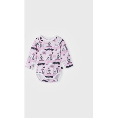 Reima Body dziecięce MOOMIN Charmerande 5200071A Różowy Regular Fit 62_68 Różowy Dziewczynka Reima Body dziecięce MOOMIN Charmerande 5200071A Różowy Regular Fit 62_68 Różowy Dziewczynka