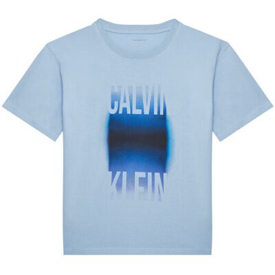 Calvin Klein Jeans T-Shirt Gradient Graphic IB0IB02446 Błękitny Regular Fit 8 Niebieski jasny Chłopiec Calvin Klein Jeans T-Shirt Gradient Graphic IB0IB02446 Błękitny Regular Fit 8 Niebieski jasny Chłopiec