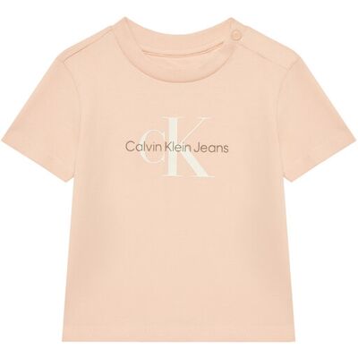 Calvin Klein Jeans T-Shirt Monogram IN0IN00001 Różowy Regular Fit 68 Różowy Dziewczynka Calvin Klein Jeans T-Shirt Monogram IN0IN00001 Różowy Regular Fit 68 Różowy Dziewczynka