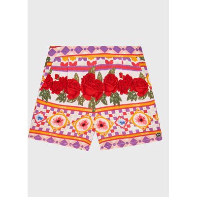 Guess Szorty materiałowe K3GD06 WFBN0 Kolorowy Relaxed Fit 3Y Kolorowy Dziewczynka Guess Szorty materiałowe K3GD06 WFBN0 Kolorowy Relaxed Fit 3Y Kolorowy Dziewczynka
