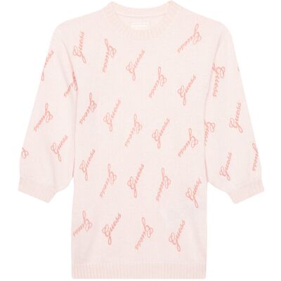 Guess Sweter K5BK15 Z0870 Różowy Regular Fit 3 Różowy Dziewczynka Guess Sweter K5BK15 Z0870 Różowy Regular Fit 3 Różowy Dziewczynka