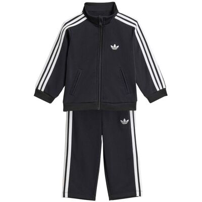 Adidas Dres Firebird Tracksuit KD1003 Czarny Regular Fit 6_9M Czarny Chłopiec Adidas Dres Firebird Tracksuit KD1003 Czarny Regular Fit 6_9M Czarny Chłopiec
