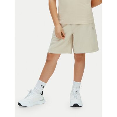 Calvin Klein Jeans Szorty sportowe Mini Badge LV1CKSJC52 Beżowy Regular Fit 8Y Beżowy Unisex Dziecko Calvin Klein Jeans Szorty sportowe Mini Badge LV1CKSJC52 Beżowy Regular Fit 8Y Beżowy Unisex Dziecko