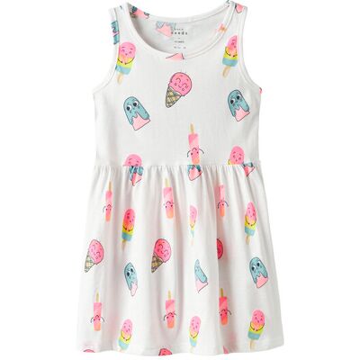 NAME IT Sukienka codzienna Vineo 13230153 Biały Regular Fit 80 Biały Dziewczynka NAME IT Sukienka codzienna Vineo 13230153 Biały Regular Fit 80 Biały Dziewczynka