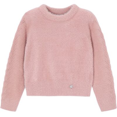 Mayoral Sweter 4307 Różowy Regular Fit 9 Różowy Dziewczynka Mayoral Sweter 4307 Różowy Regular Fit 9 Różowy Dziewczynka
