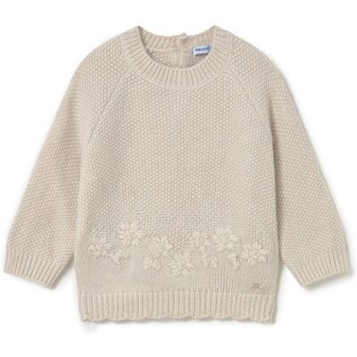 Mayoral Sweter 2352 Beżowy Regular Fit 9 Beżowy Dziewczynka Mayoral Sweter 2352 Beżowy Regular Fit 9 Beżowy Dziewczynka