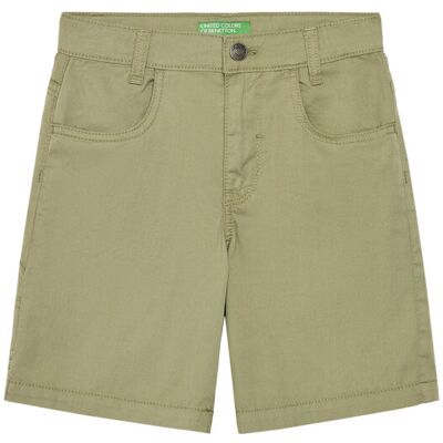 United Colors Of Benetton Szorty materiałowe 47RGC902U Zielony Regular Fit 150 Zielony Chłopiec United Colors Of Benetton Szorty materiałowe 47RGC902U Zielony Regular Fit 150 Zielony Chłopiec