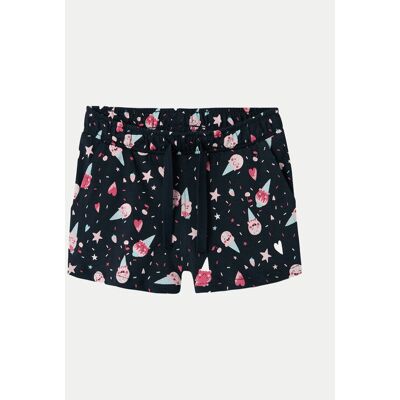 NAME IT Szorty materiałowe Vigga 13215112 Granatowy Regular Fit 104 Granatowy Dziewczynka NAME IT Szorty materiałowe Vigga 13215112 Granatowy Regular Fit 104 Granatowy Dziewczynka