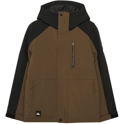 Quiksilver Kurtka snowboardowa Mission EQBTJ03180 Brązowy Regular Fit XS Brązowy Chłopiec Quiksilver Kurtka snowboardowa Mission EQBTJ03180 Brązowy Regular Fit XS Brązowy Chłopiec