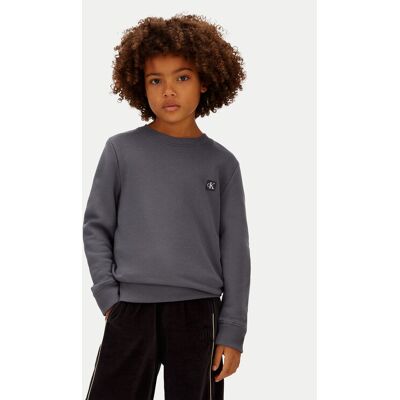 Calvin Klein Jeans Bluza Mono Mini Badge IU0IU00570 Szary Regular Fit 12 Szary Unisex Dziecko Calvin Klein Jeans Bluza Mono Mini Badge IU0IU00570 Szary Regular Fit 12 Szary Unisex Dziecko