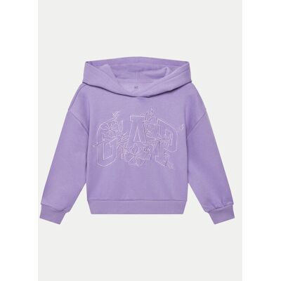 Gap Bluza 741401-02 Fioletowy Relaxed Fit S Fioletowy Dziewczynka Gap Bluza 741401-02 Fioletowy Relaxed Fit S Fioletowy Dziewczynka