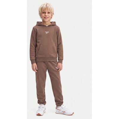 Reebok Komplet dresowy RK95228CCB Brązowy Regular Fit 5_6Y Brązowy Chłopiec Reebok Komplet dresowy RK95228CCB Brązowy Regular Fit 5_6Y Brązowy Chłopiec