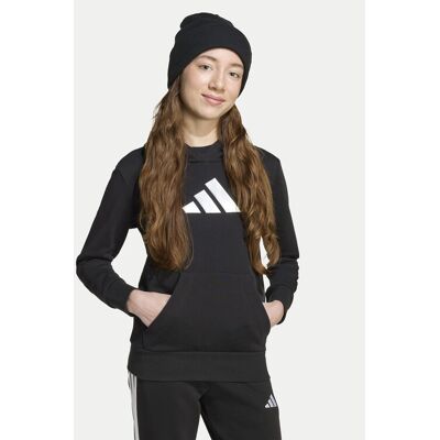Adidas Bluza Glam Graphic JV5267 Czarny Regular Fit 11_12Y Czarny Dziewczynka Adidas Bluza Glam Graphic JV5267 Czarny Regular Fit 11_12Y Czarny Dziewczynka