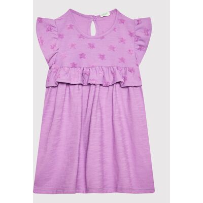 United Colors Of Benetton Sukienka codzienna 31KAAV001 Fioletowy Regular Fit 82 Fioletowy Dziewczynka United Colors Of Benetton Sukienka codzienna 31KAAV001 Fioletowy Regular Fit 82 Fioletowy Dziewczynka