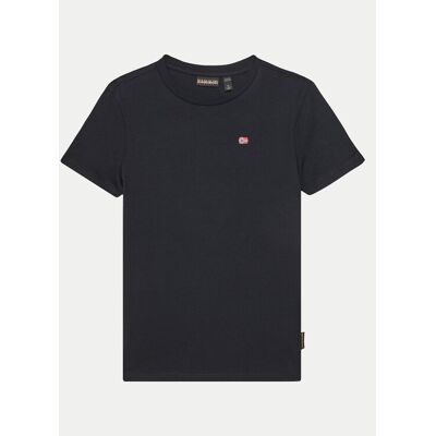 Napapijri T-Shirt Salis SS 2 NP0A4GEH0411 S Czarny Regular Fit 14 Czarny Chłopiec Napapijri T-Shirt Salis SS 2 NP0A4GEH0411 S Czarny Regular Fit 14 Czarny Chłopiec
