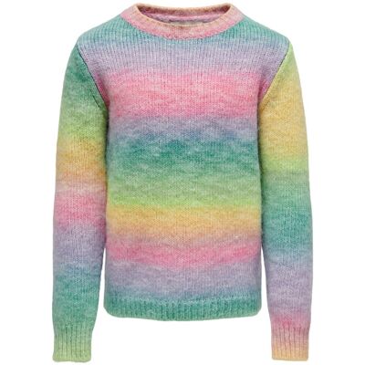 Kids ONLY Sweter Rainbow 15273007 Kolorowy Regular Fit 110_116 Kolorowy Dziewczynka Kids ONLY Sweter Rainbow 15273007 Kolorowy Regular Fit 110_116 Kolorowy Dziewczynka