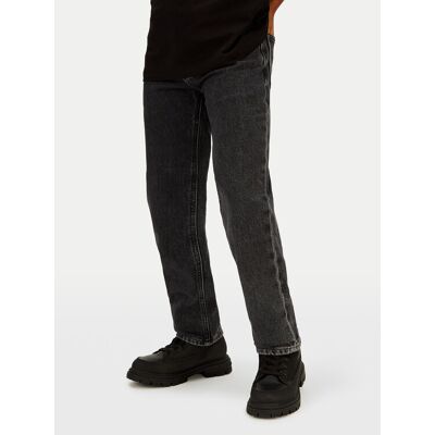 Calvin Klein Jeans Jeansy IB0IB02602 Czarny Straight Fit 16 Czarny Chłopiec Calvin Klein Jeans Jeansy IB0IB02602 Czarny Straight Fit 16 Czarny Chłopiec