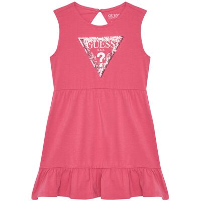 Guess Sukienka codzienna K5GK22 K6YW4 Koralowy Regular Fit 4 Koralowy Dziewczynka Guess Sukienka codzienna K5GK22 K6YW4 Koralowy Regular Fit 4 Koralowy Dziewczynka