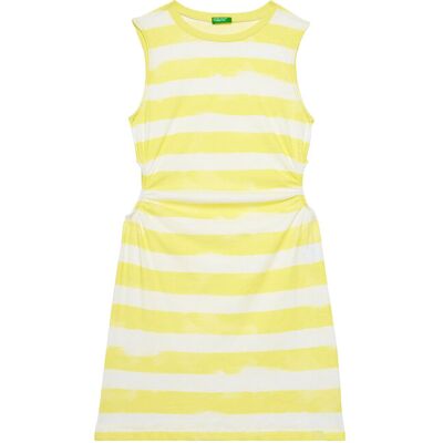 United Colors Of Benetton Sukienka letnia 3SL3CV013 Żółty Regular Fit 168 Żółty Dziewczynka United Colors Of Benetton Sukienka letnia 3SL3CV013 Żółty Regular Fit 168 Żółty Dziewczynka