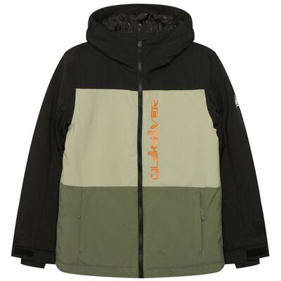 Quiksilver Kurtka snowboardowa Side Hit EQBTJ03195 Zielony Regular Fit M Zielony Chłopiec Quiksilver Kurtka snowboardowa Side Hit EQBTJ03195 Zielony Regular Fit M Zielony Chłopiec