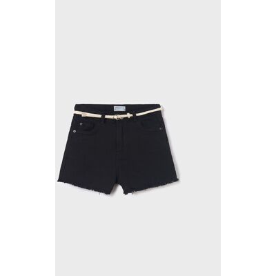 Mayoral Szorty materiałowe 275 Czarny Regular Fit 12 Czarny Dziewczynka Mayoral Szorty materiałowe 275 Czarny Regular Fit 12 Czarny Dziewczynka