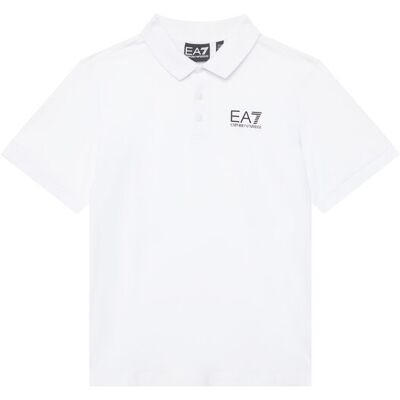 Giorgio Armani EA7 Emporio Armani Polo 7B000022 AF10378 U0002 Biały Regular Fit 16Y Biały Chłopiec Giorgio Armani EA7 Emporio Armani Polo 7B000022 AF10378 U0002 Biały Regular Fit 16Y Biały Chłopiec