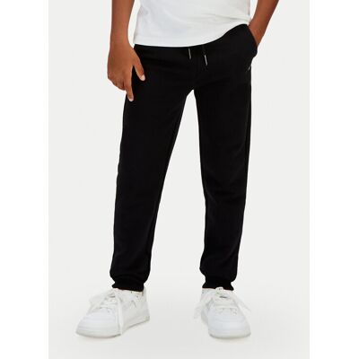 Calvin Klein Jeans Spodnie dresowe Mini Badge LV1CKSJC53 Czarny Regular Fit 8 Czarny Unisex Dziecko Calvin Klein Jeans Spodnie dresowe Mini Badge LV1CKSJC53 Czarny Regular Fit 8 Czarny Unisex Dziecko