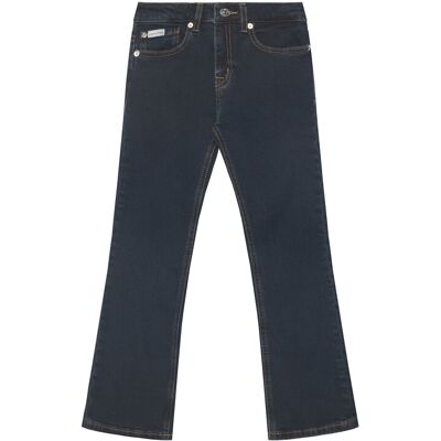 Calvin Klein Jeans Jeansy Essential LVCKSJC03G Czarny Flare Fit 14Y Czarny Dziewczynka Calvin Klein Jeans Jeansy Essential LVCKSJC03G Czarny Flare Fit 14Y Czarny Dziewczynka
