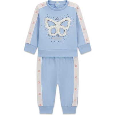 Guess Dres A6RG13 KA6R4 Błękitny Regular Fit 3_6M Niebieski jasny Dziewczynka Guess Dres A6RG13 KA6R4 Błękitny Regular Fit 3_6M Niebieski jasny Dziewczynka