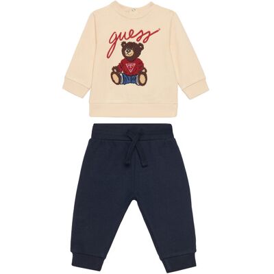Guess Dres H5YI00 KAX74 Beżowy Regular Fit 12M Beżowy Unisex Dziecko Guess Dres H5YI00 KAX74 Beżowy Regular Fit 12M Beżowy Unisex Dziecko