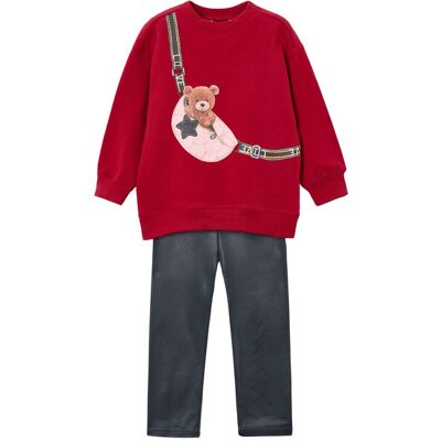 Mayoral Komplet bluza i legginsy 4727 Kolorowy Regular Fit 7 Kolorowy Dziewczynka Mayoral Komplet bluza i legginsy 4727 Kolorowy Regular Fit 7 Kolorowy Dziewczynka