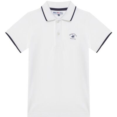 Beverly Hills Polo Club Polo W126-BHBPO-1053 Biały Regular Fit 140 Biały Chłopiec Beverly Hills Polo Club Polo W126-BHBPO-1053 Biały Regular Fit 140 Biały Chłopiec