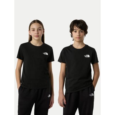 The North Face T-Shirt Simple Dome NF0A87T4 Czarny Regular Fit S Czarny Unisex Dziecko The North Face T-Shirt Simple Dome NF0A87T4 Czarny Regular Fit S Czarny Unisex Dziecko