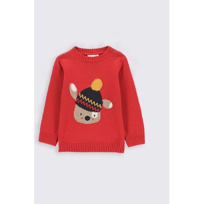 Coccodrillo Sweter ZC2172101CWN Czerwony Regular Fit 86 Czerwony Chłopiec Coccodrillo Sweter ZC2172101CWN Czerwony Regular Fit 86 Czerwony Chłopiec