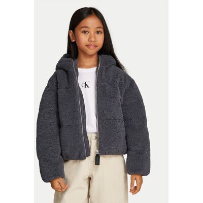 Calvin Klein Jeans Kurtka puchowa IG0IG02681 Czarny Regular Fit 8 Czarny Dziewczynka Calvin Klein Jeans Kurtka puchowa IG0IG02681 Czarny Regular Fit 8 Czarny Dziewczynka