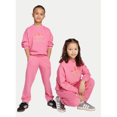 Adidas Dres JY1152 Różowy Loose Fit 6_7Y Różowy Dziewczynka Adidas Dres JY1152 Różowy Loose Fit 6_7Y Różowy Dziewczynka