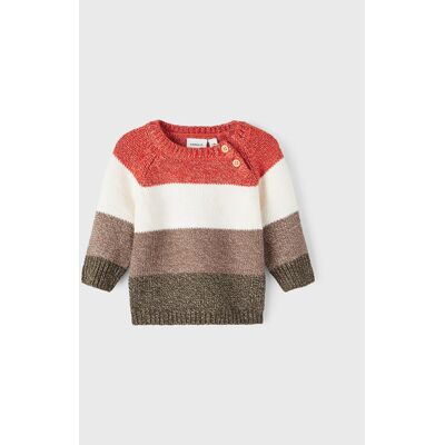 NAME IT Sweter 13207104 Kolorowy Regular Fit 56 Kolorowy Chłopiec NAME IT Sweter 13207104 Kolorowy Regular Fit 56 Kolorowy Chłopiec