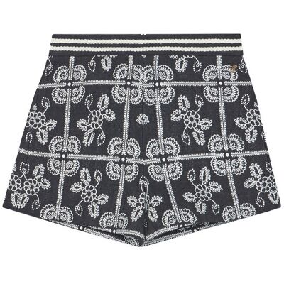 Abel & Lula Szorty materiałowe 5715 Czarny Regular Fit 8 Czarny Dziewczynka Abel & Lula Szorty materiałowe 5715 Czarny Regular Fit 8 Czarny Dziewczynka