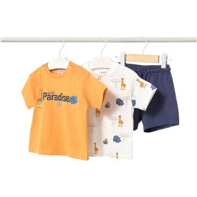 Mayoral Komplet 2 t-shirtów i spodenek 1669 Kolorowy Regular Fit 4Y Kolorowy Chłopiec Mayoral Komplet 2 t-shirtów i spodenek 1669 Kolorowy Regular Fit 4Y Kolorowy Chłopiec