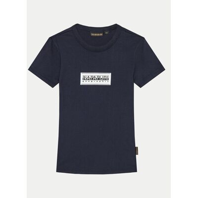 Napapijri T-Shirt Chamois NP0A4HYL S Granatowy Regular Fit 12Y Granatowy Chłopiec Napapijri T-Shirt Chamois NP0A4HYL S Granatowy Regular Fit 12Y Granatowy Chłopiec