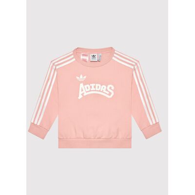 Adidas Bluza Graphic HC4559 Różowy Loose Fit 12_13Y Różowy Dziewczynka Adidas Bluza Graphic HC4559 Różowy Loose Fit 12_13Y Różowy Dziewczynka