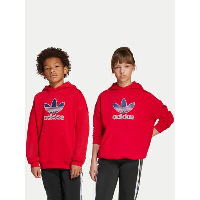 Adidas Bluza Trefoil JV8652 Czerwony Loose Fit 14_15Y Czerwony Unisex Dziecko Adidas Bluza Trefoil JV8652 Czerwony Loose Fit 14_15Y Czerwony Unisex Dziecko