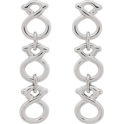 TOUS Kolczyki Infinity 1004681500 Srebrny NOSIZE Srebrny Damskie TOUS Kolczyki Infinity 1004681500 Srebrny NOSIZE Srebrny Damskie