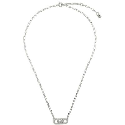 Michael Kors Naszyjnik MKC1655CZ040 Srebrny NOSIZE Srebrny Damskie Michael Kors Naszyjnik MKC1655CZ040 Srebrny NOSIZE Srebrny Damskie