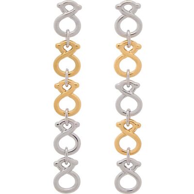 TOUS Kolczyki Infinity 1004681600 Srebrny NOSIZE Srebrny Damskie TOUS Kolczyki Infinity 1004681600 Srebrny NOSIZE Srebrny Damskie