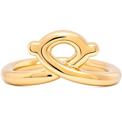 TOUS Pierścionek Infinity 1004671814 Złoty 14 Złoty Damskie TOUS Pierścionek Infinity 1004671814 Złoty 14 Złoty Damskie
