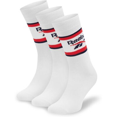 Reebok Skarpety długie R0369-SS24 (3-pack) Biały 40_42 Biały Unisex Reebok Skarpety długie R0369-SS24 (3-pack) Biały 40_42 Biały Unisex